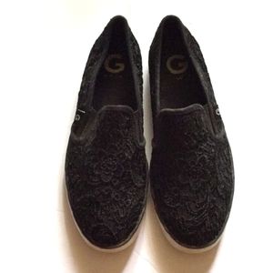 Guess Black Slip On Shoes